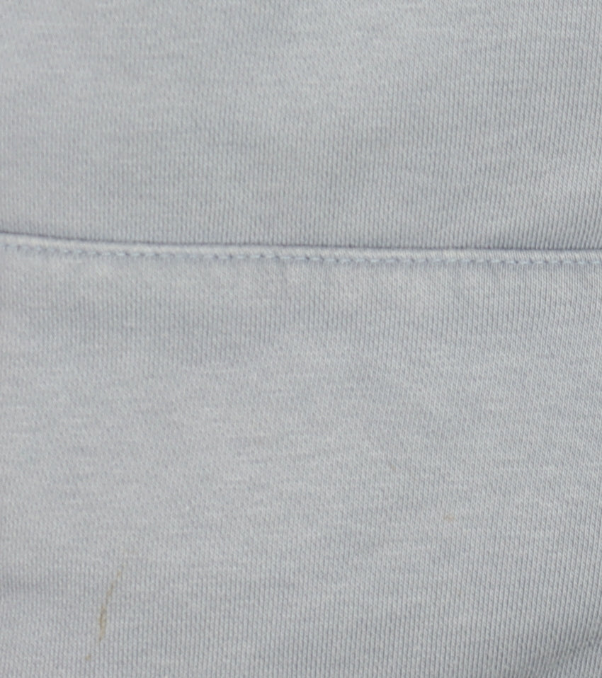 Nike Men Blue Pullover Hoodie S Fleece Logo Drawstring Regular Fit