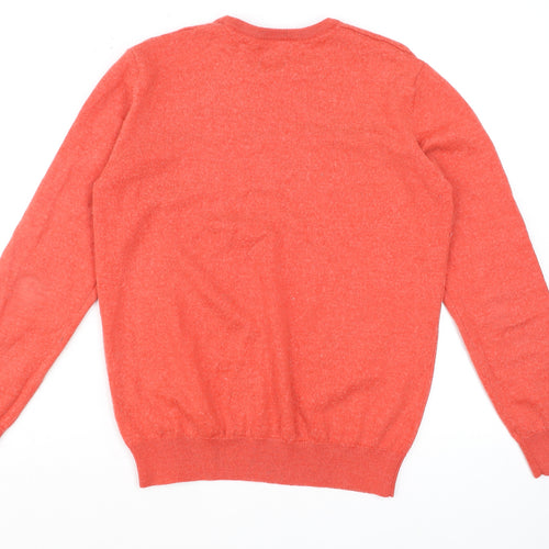 Dunnes Men’s Orange Merino Blend Crew Neck Jumper Size M