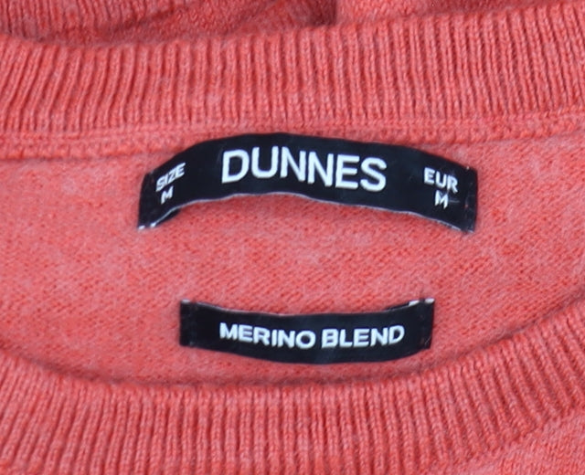 Dunnes Men’s Orange Merino Blend Crew Neck Jumper Size M