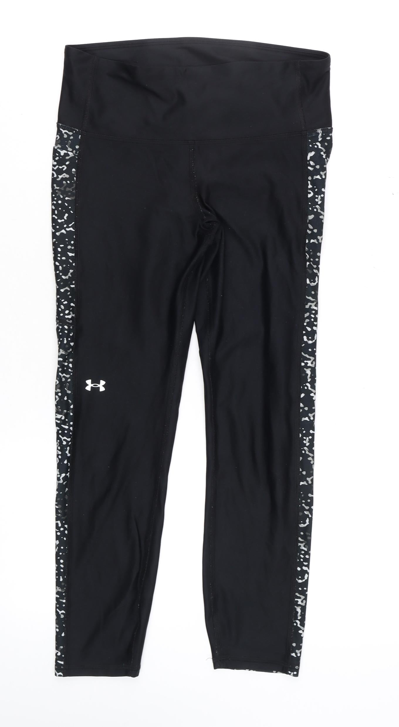 Under Armour Womens Black Medium Leggings Compression Trousers