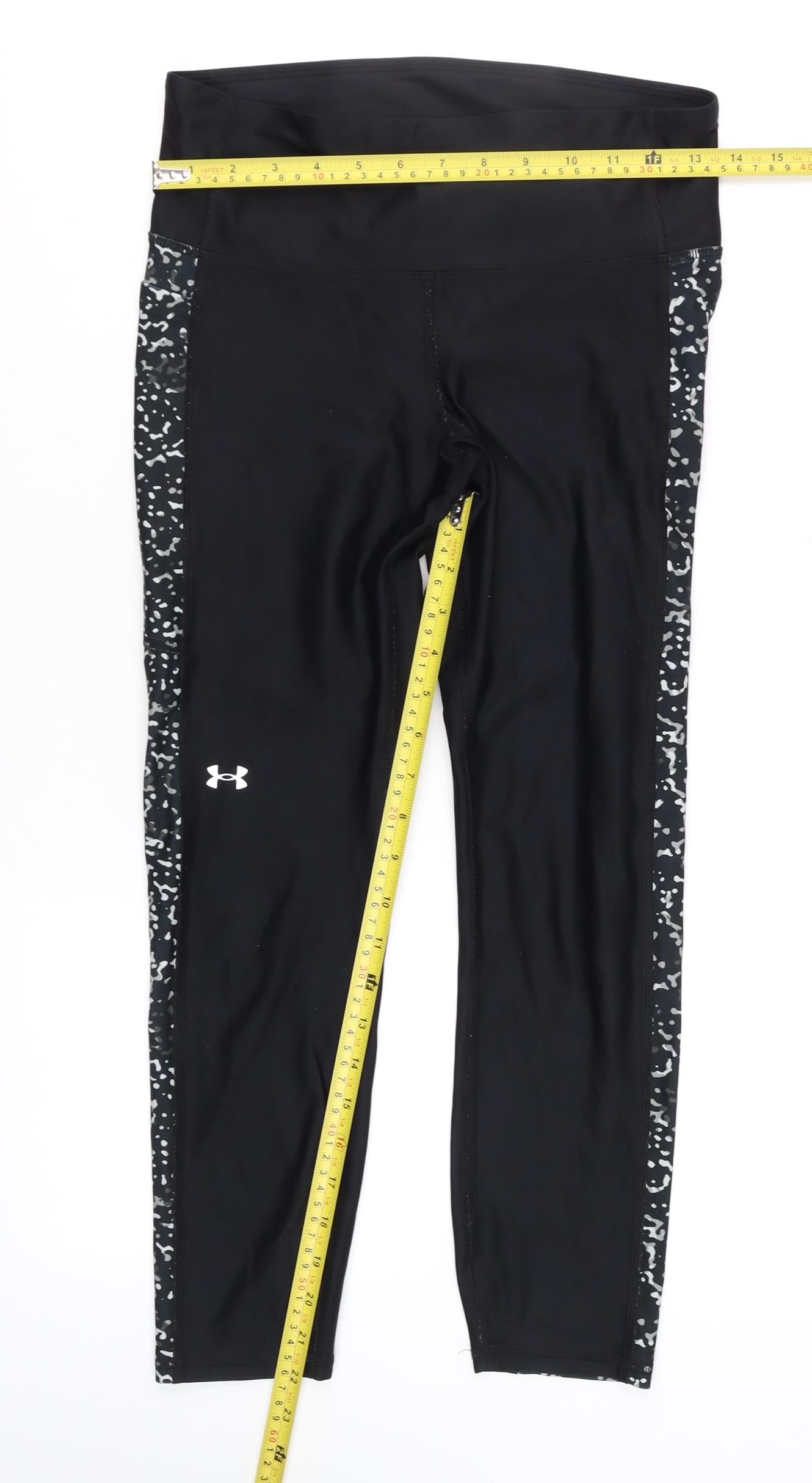 Under Armour Womens Black Medium Leggings Compression Trousers