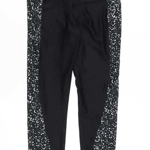 Under Armour Womens Black Medium Leggings Compression Trousers