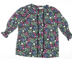 Love & Rose Womens Multicoloured Floral Tunic Blouse UK 14