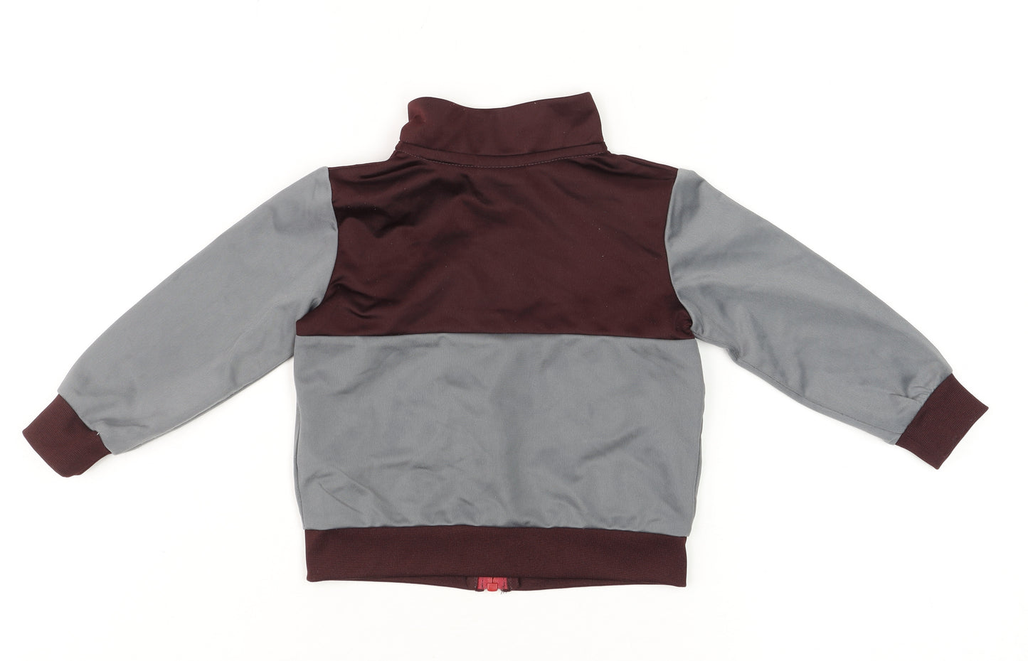 Nike Unisex Baby Grey Track Jacket 18 Months Colourblock Zip-Up