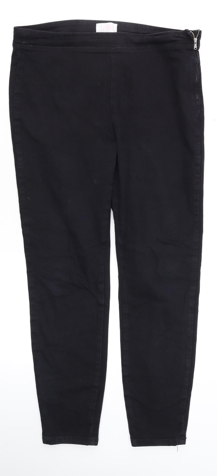 Savida Women's Black Skinny Stretch Jeans Size 14