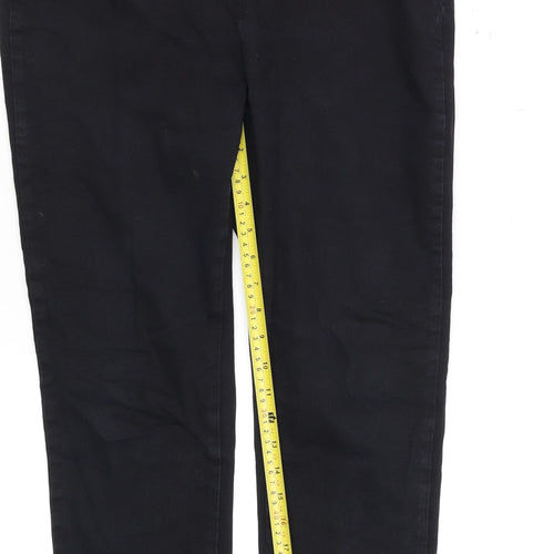 Savida Women's Black Skinny Stretch Jeans Size 14