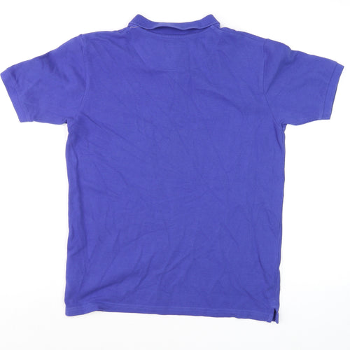 Lyle & Scott Junior Blue Cotton Polo Shirt 14 Years Regular Fit