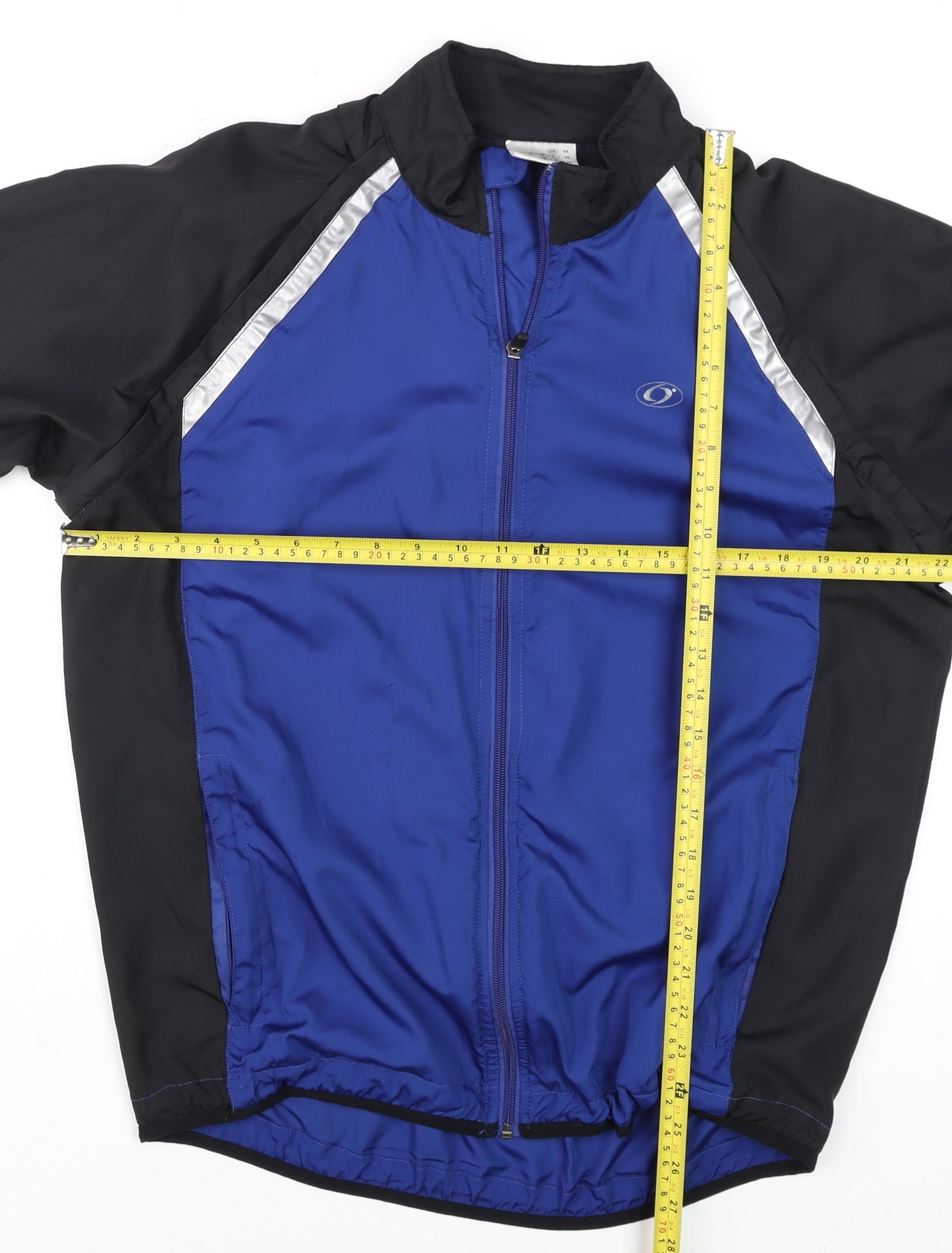Dare2b Women's Blue and Black Long Sleeve Zip Cycling Top Size M