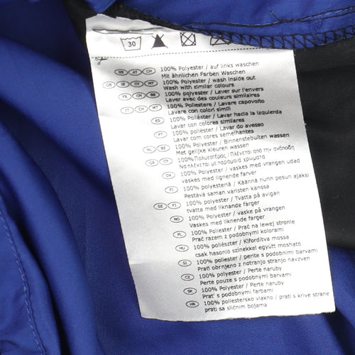 Dare2b Women's Blue and Black Long Sleeve Zip Cycling Top Size M