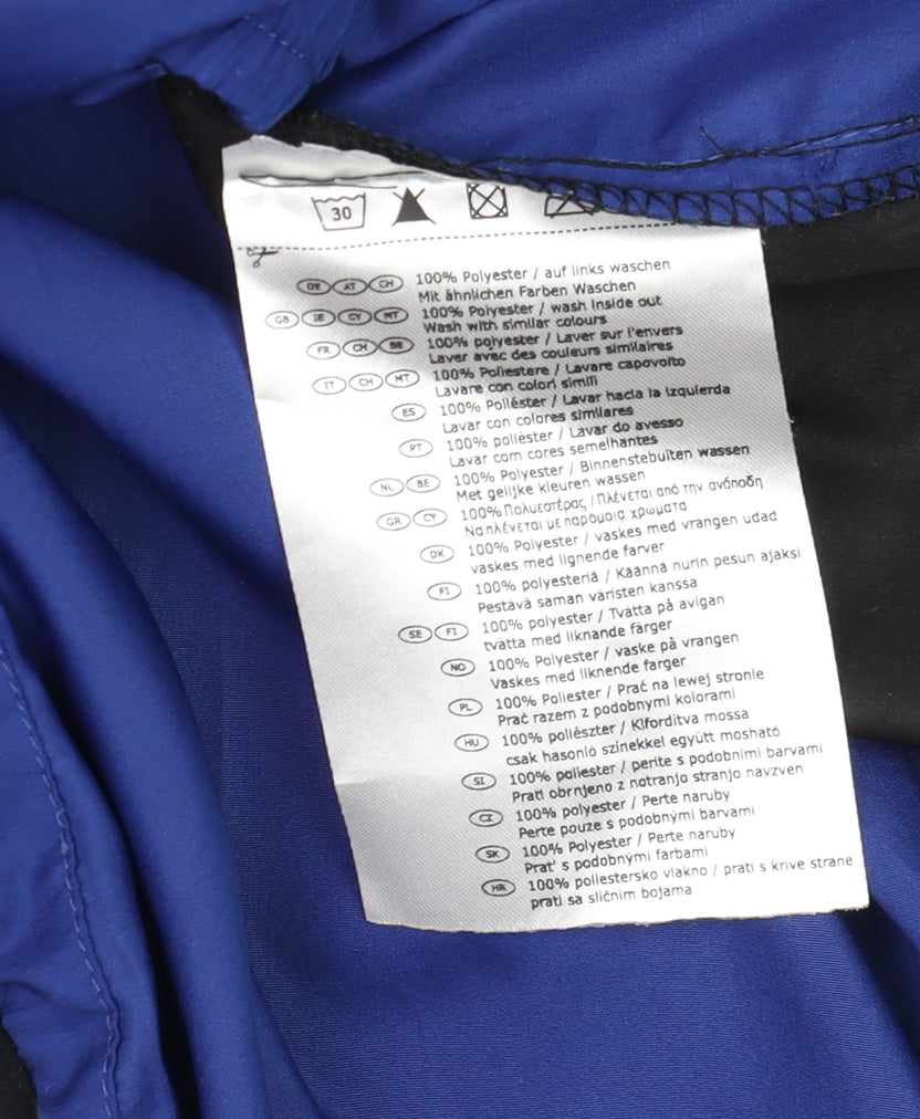 Dare2b Women's Blue and Black Long Sleeve Zip Cycling Top Size M