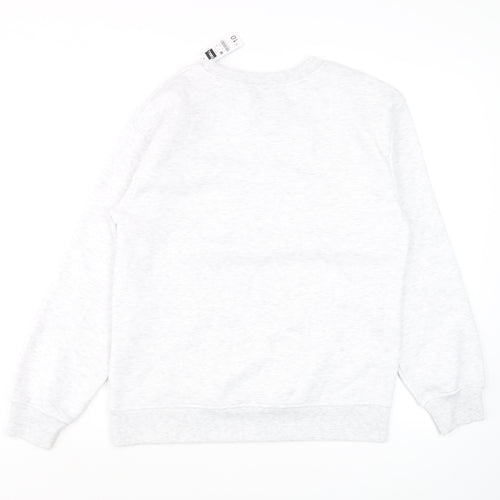 Dunnes Unisex Grey NY Graphic Sweatshirt XS Regular Fit