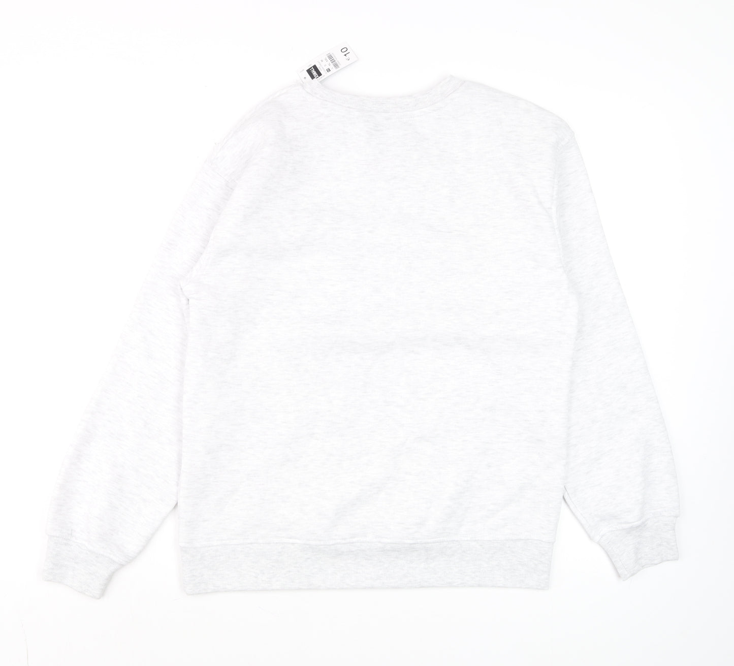 Dunnes Unisex Grey NY Graphic Sweatshirt XS Regular Fit