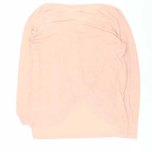 Vero Moda Women’s Pink Wrap V-Neck Long Sleeve Jumper Size S