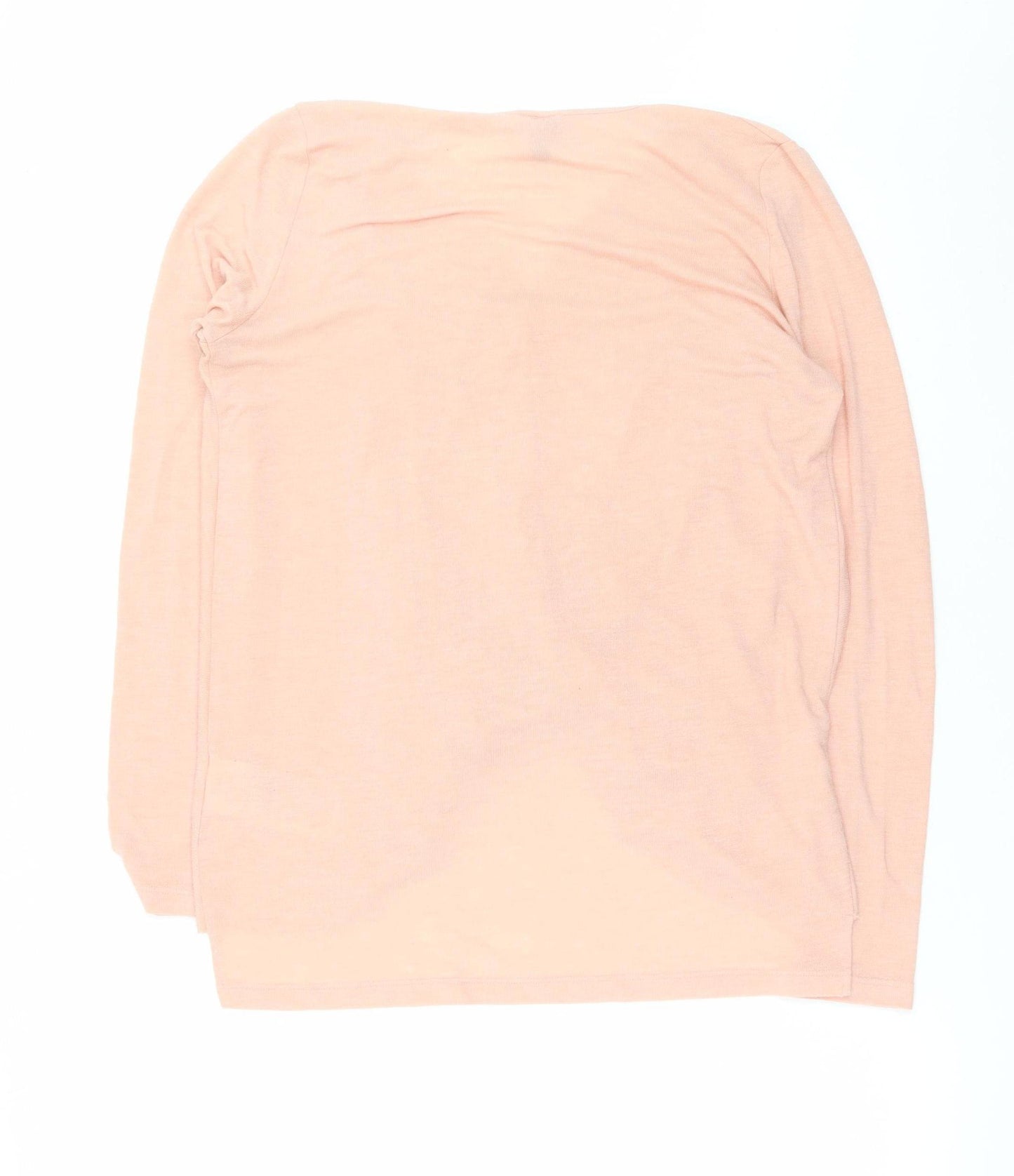 Vero Moda Women’s Pink Wrap V-Neck Long Sleeve Jumper Size S