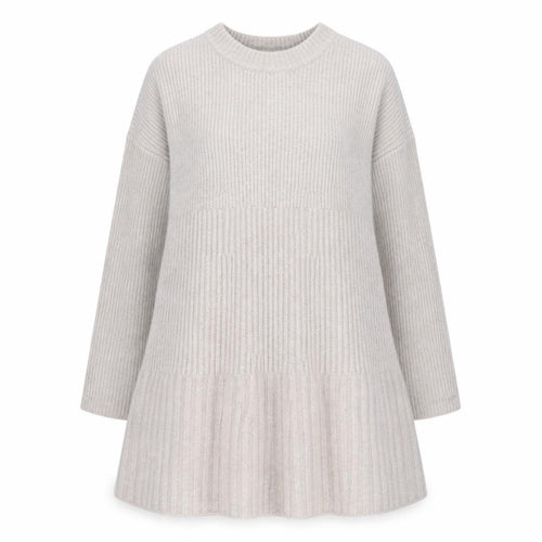 Very Women Beige Size 12 Jumper Dress Long Sleeve Knitwear