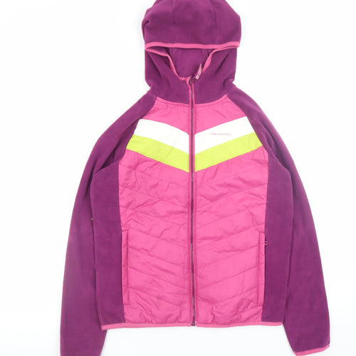 Craghoppers Girls Pink Hooded Quilted Puffer Jacket Age 13 EU 158