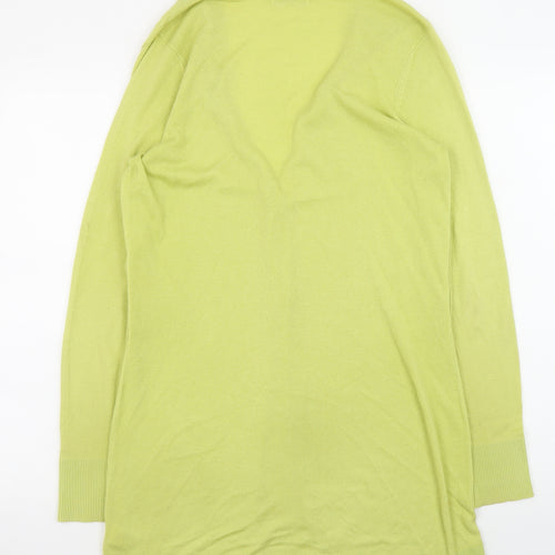Marks and Spencer Womens Green V-Neck Long Sleeve Cardigan UK 14