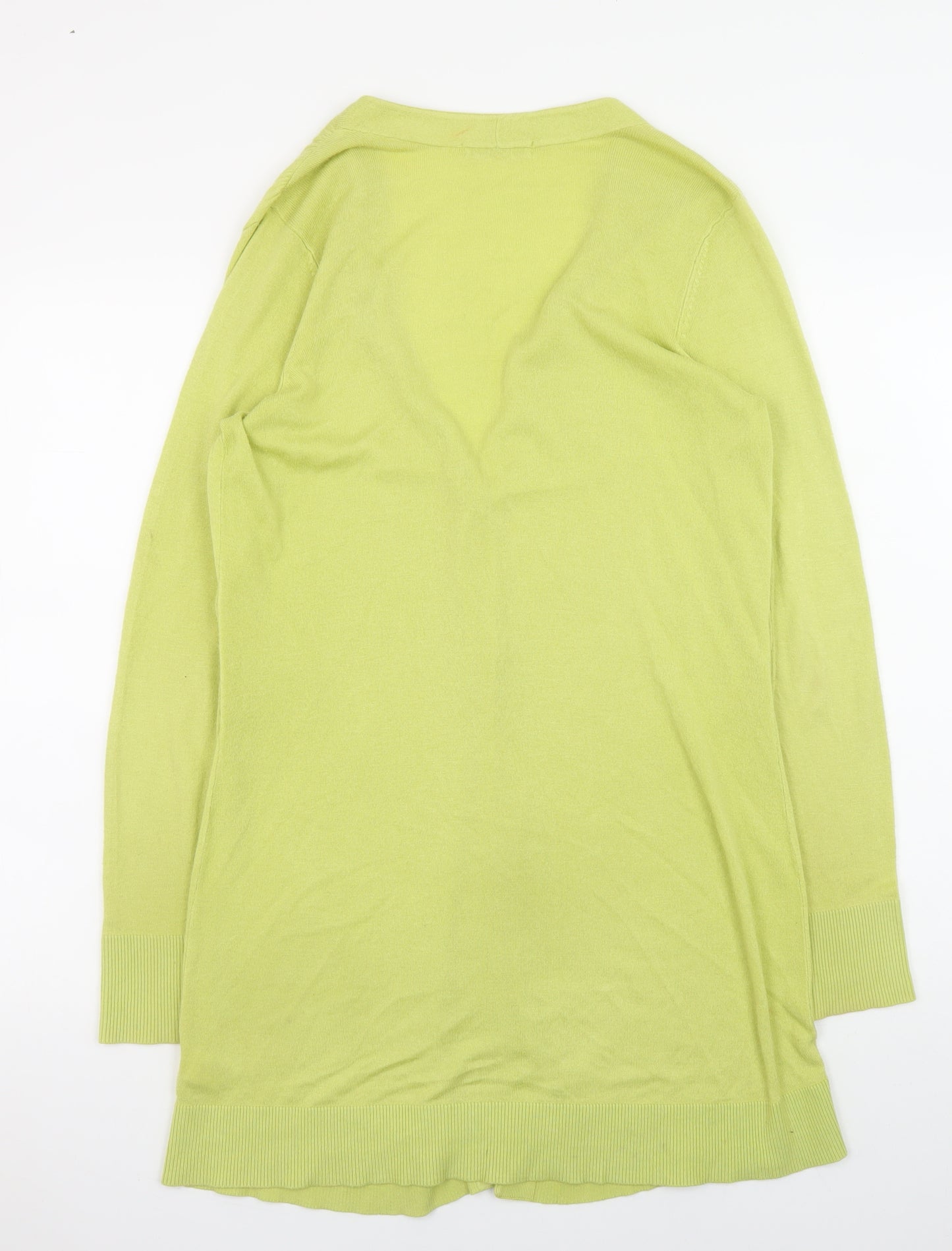 Marks and Spencer Womens Green V-Neck Long Sleeve Cardigan UK 14