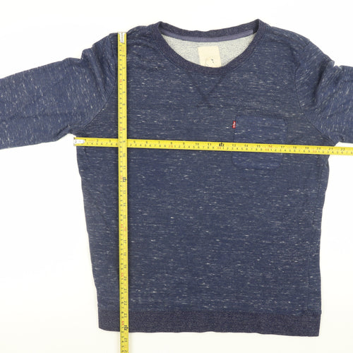 Levi's Men's Blue Crew Neck Sweatshirt XL Long Sleeve Pullover