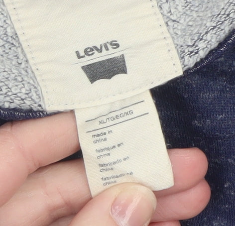 Levi's Men's Blue Crew Neck Sweatshirt XL Long Sleeve Pullover