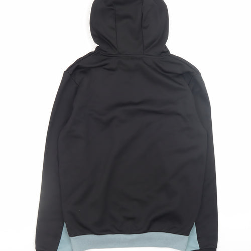 McKenzie Teens Black Pullover Hoodie Jumper Size L Cotton Blend