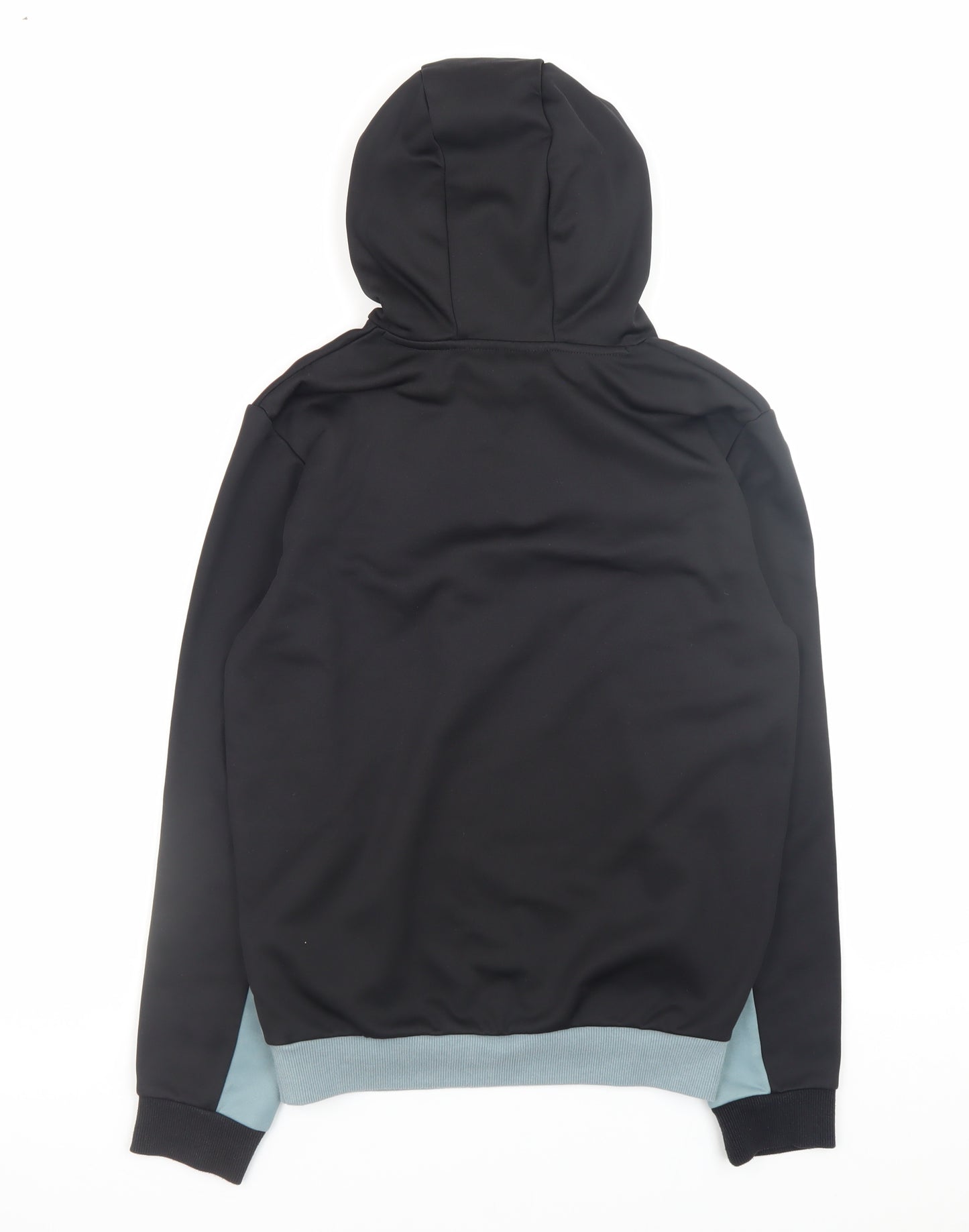 McKenzie Teens Black Pullover Hoodie Jumper Size L Cotton Blend