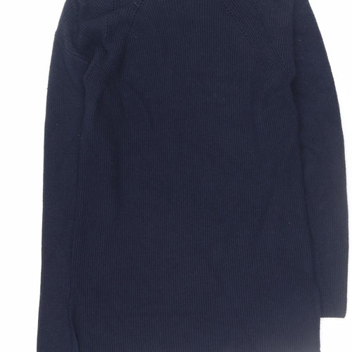 Marks and Spencer Women's Blue XS Jumper Dress Knit Long Sleeve