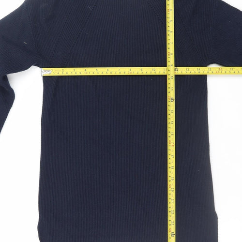 Marks and Spencer Women's Blue XS Jumper Dress Knit Long Sleeve
