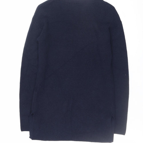 Marks and Spencer Women's Blue XS Jumper Dress Knit Long Sleeve