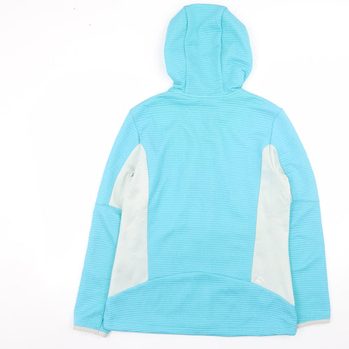 Regatta Women Blue Softshell Hooded Outdoor Jacket Size 12