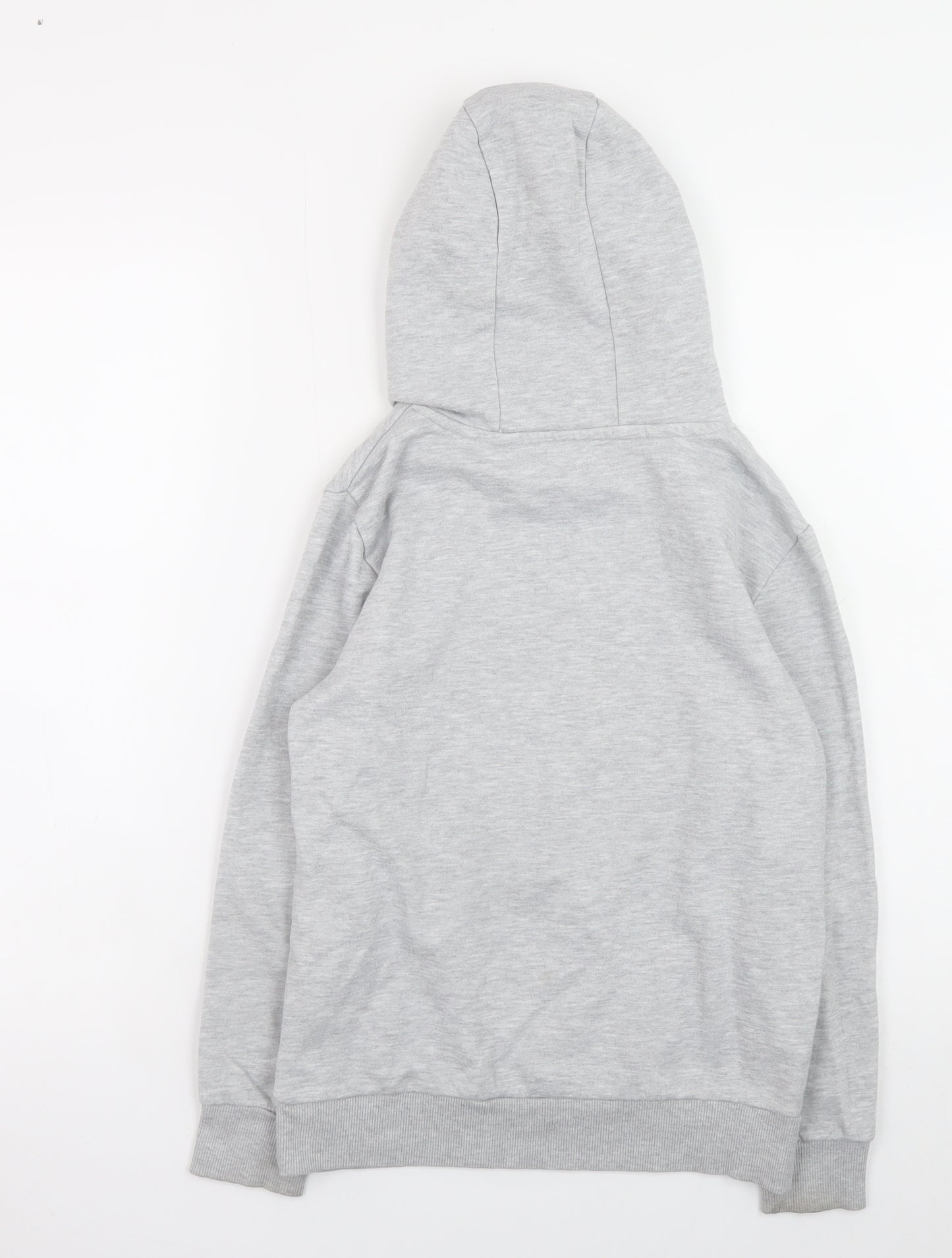 Dunnes Stores Boys Grey FEARLESS Graphic Pullover Hoodie 10-11 Years