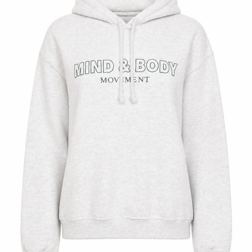 H&M Divided Women’s Grey Mind & Body Hoodie XS Pullover Cotton Blend
