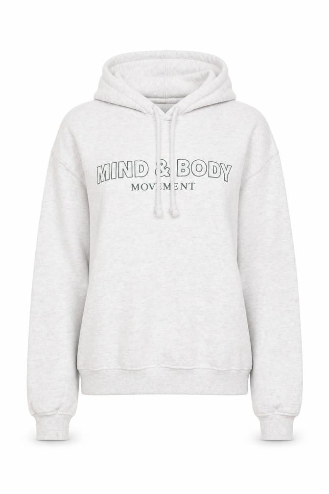 H&M Divided Women’s Grey Mind & Body Hoodie XS Pullover Cotton Blend