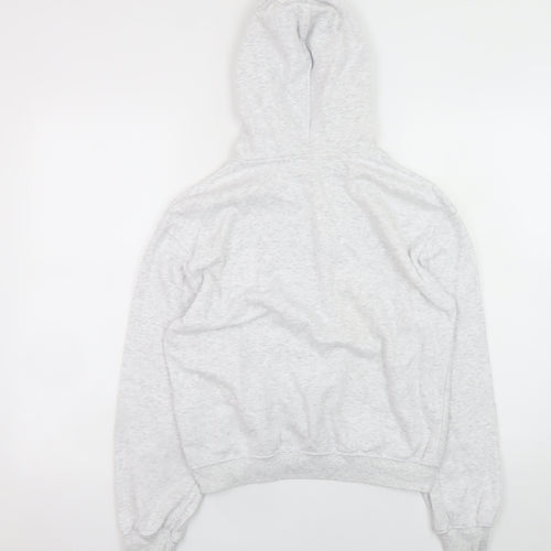 H&M Divided Women’s Grey Mind & Body Hoodie XS Pullover Cotton Blend