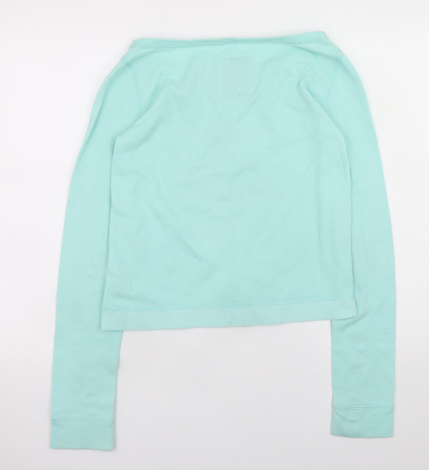 Gilly Hicks Women’s Blue XS Pullover Glitter Logo Sweatshirt