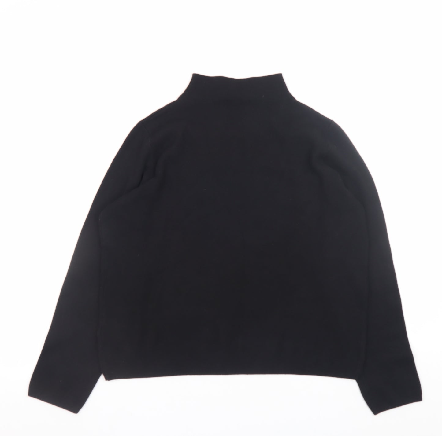 Esmara Women's Black Mock Neck Long Sleeve Knit Jumper Size 14
