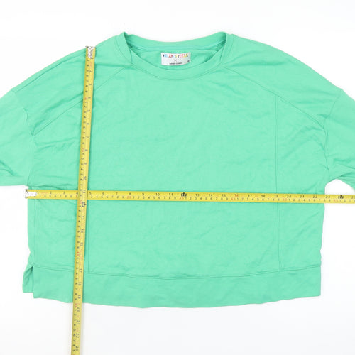 Helen Steele x Dunnes Stores Womens Green Pullover Sweatshirt M