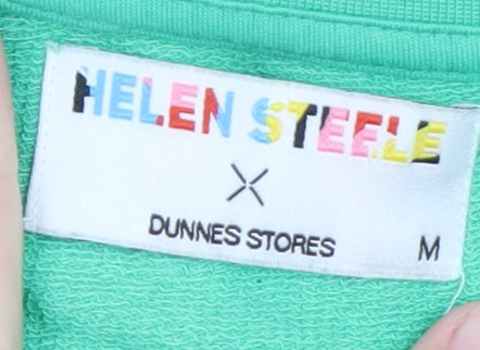 Helen Steele x Dunnes Stores Womens Green Pullover Sweatshirt M