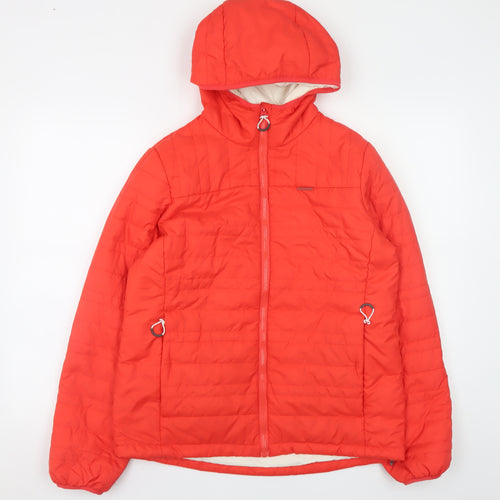 Craghoppers Red Hooded Lightweight Puffer Jacket Unisex M Regular Fit