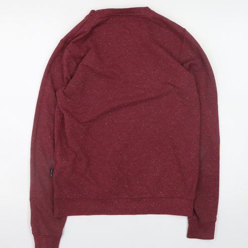 Shore Leave Men's Red Crew Neck Cotton Blend Sweatshirt Size S