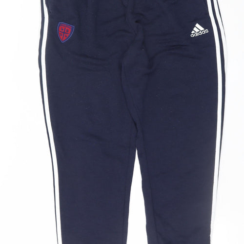 Adidas Women Navy Blue XL Jogger Sweatpants Athletic Style
