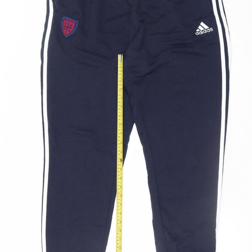 Adidas Women Navy Blue XL Jogger Sweatpants Athletic Style