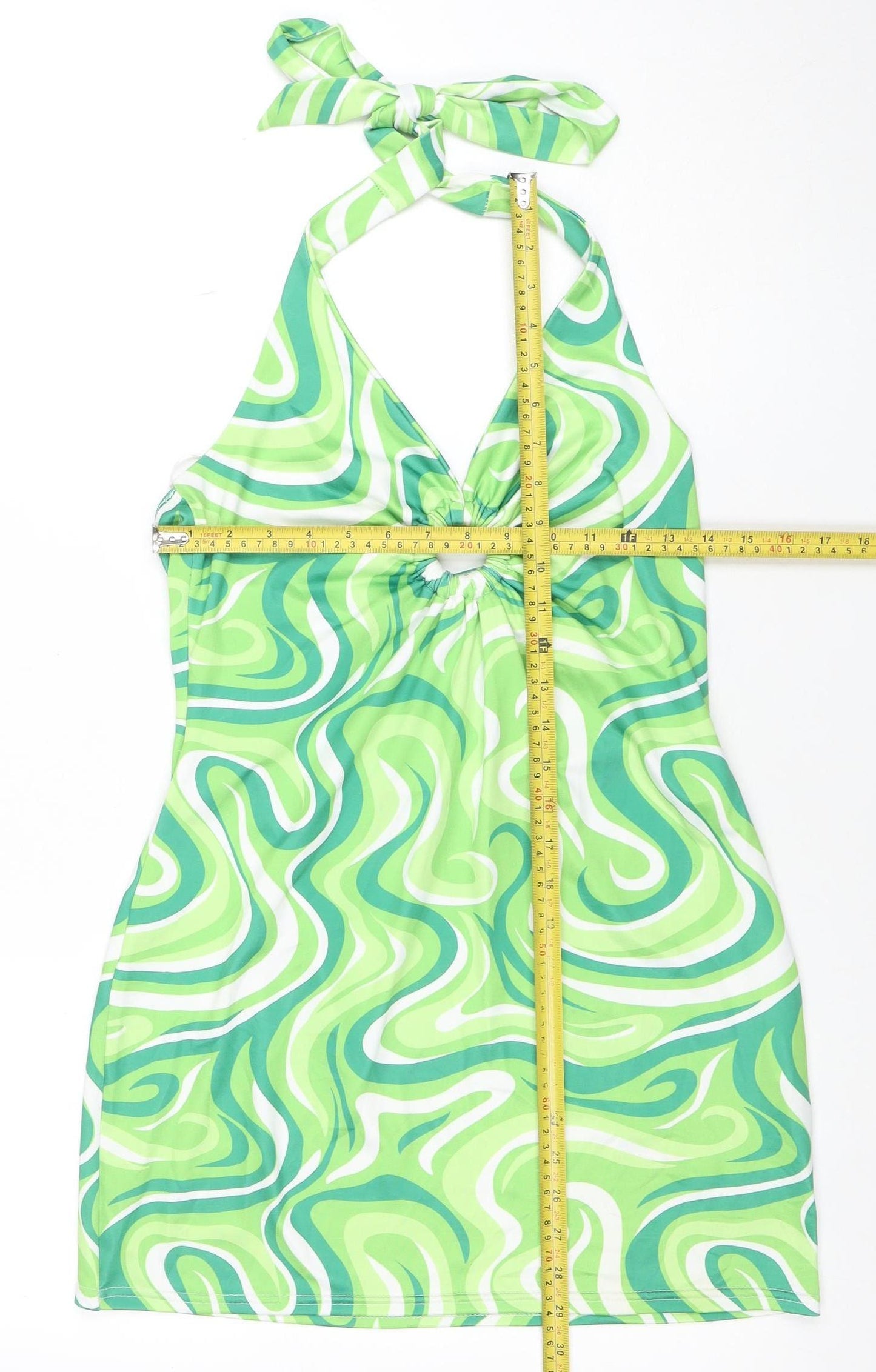 Pink Vanilla Women’s Green Halter Bodycon Dress Size 12