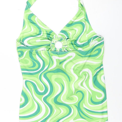 Pink Vanilla Women’s Green Halter Bodycon Dress Size 12