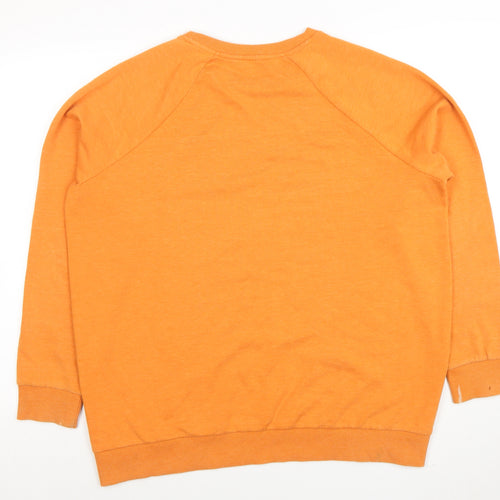 Next Women Orange Paris Eiffel Tower Pullover Sweatshirt L