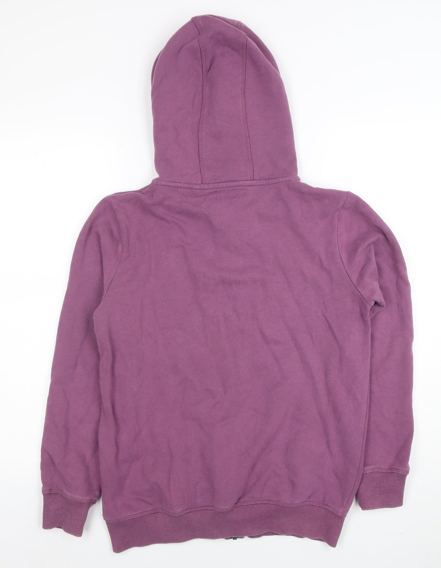 Next Girls Purple Full Zip Hoodie Age 14 Years Cotton Blend Hooded Sweatshirt