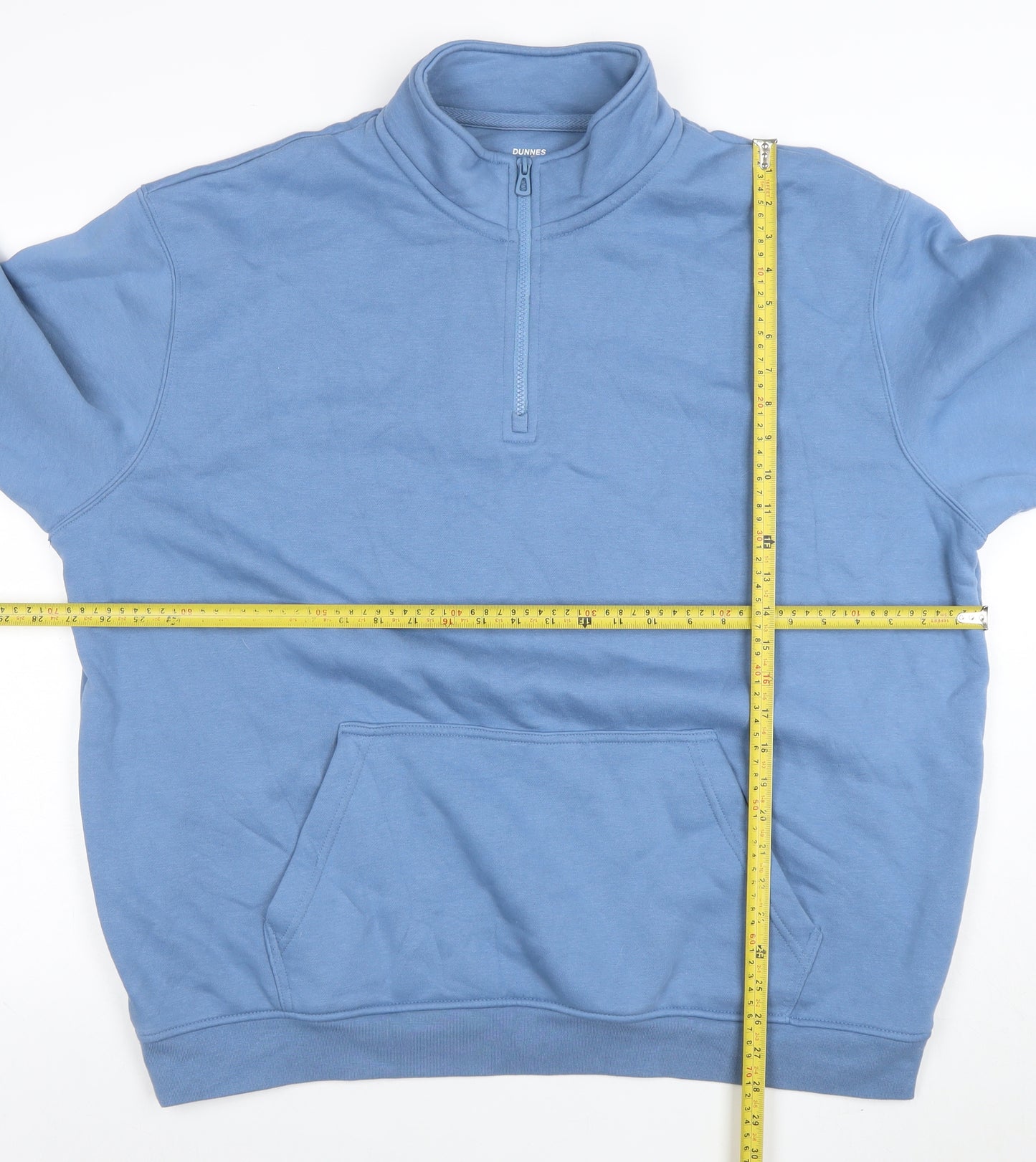 Dunnes Stores Men’s Blue 2XL 1/2 Zip Sweatshirt
