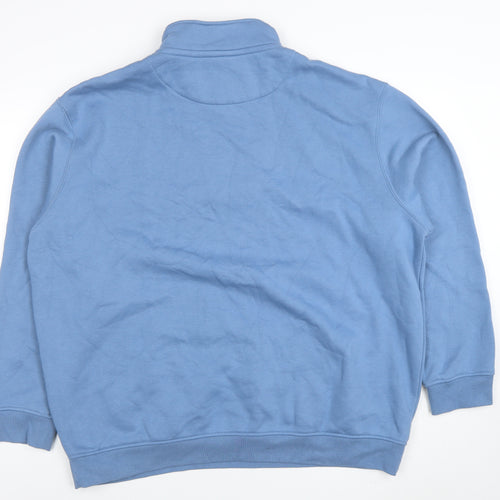 Dunnes Stores Men’s Blue 2XL 1/2 Zip Sweatshirt