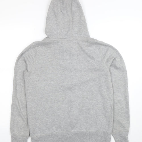 Vintage Edition Women's Grey Full Zip Hoodie Size 12