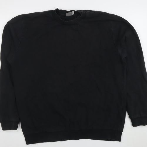 ASOS Men's Black XL Pullover Crew Neck Sweatshirt